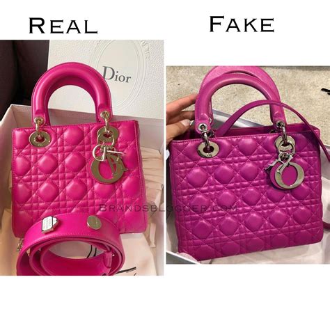 fake dior purse vs real|how to find dior bag.